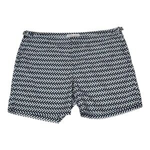 Orlebar Brown Bulldog Maro‎ Navy/Cloud Triangle Print Swim Trunks Size 40